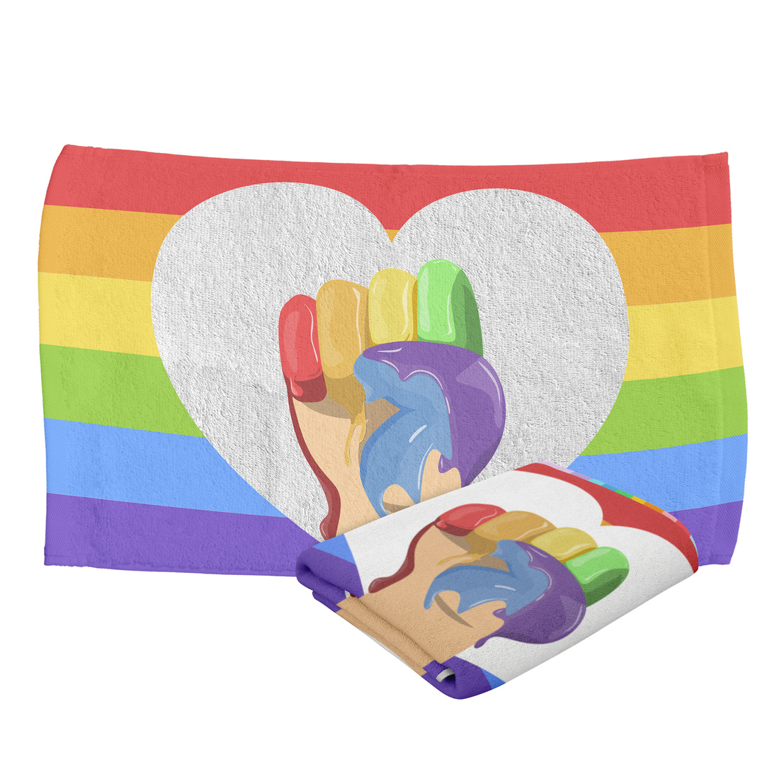Toalla De Baño Lgbt Orgullo Microfibra Poliester Pride