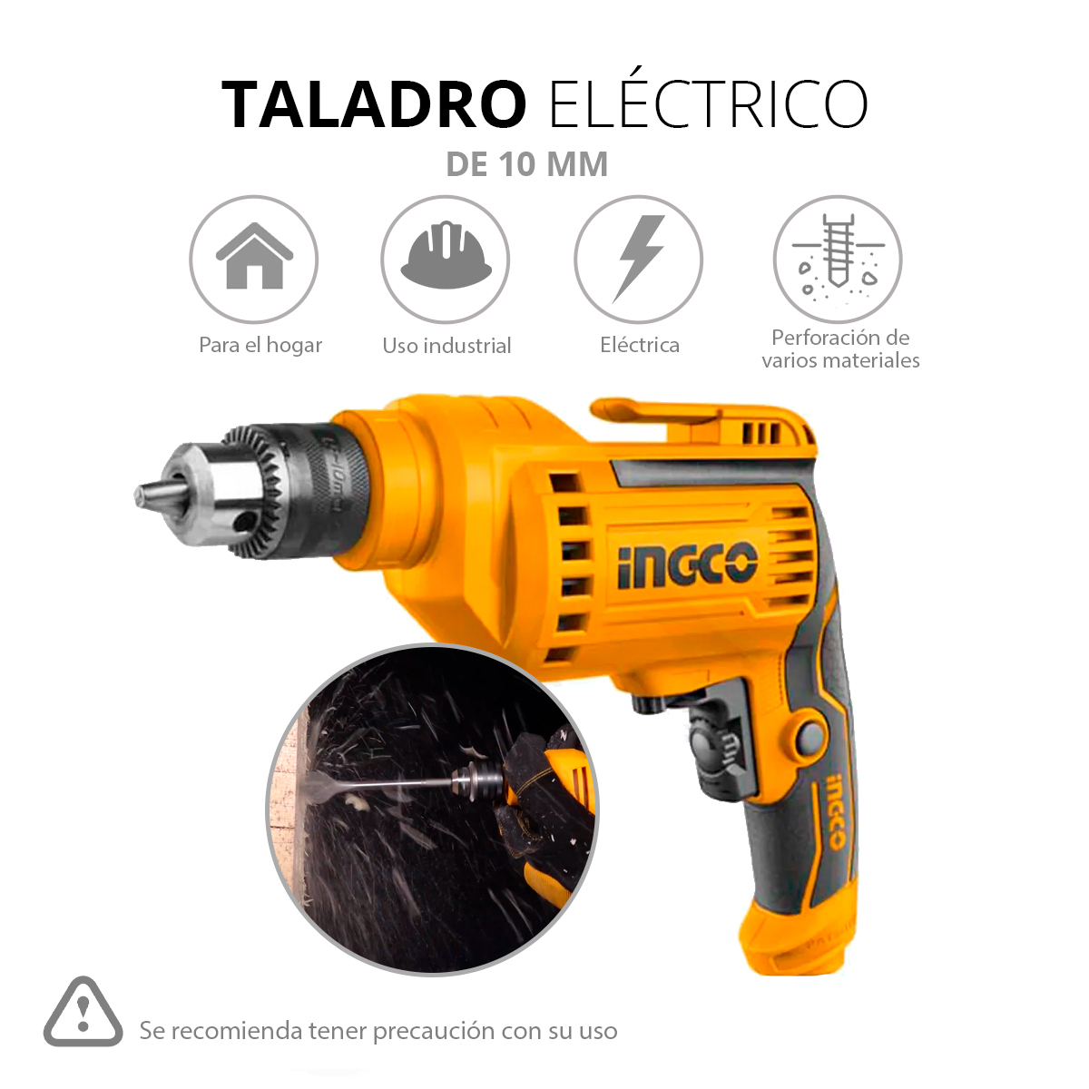 Taladro Atornillador Electrico Industrial Reversible