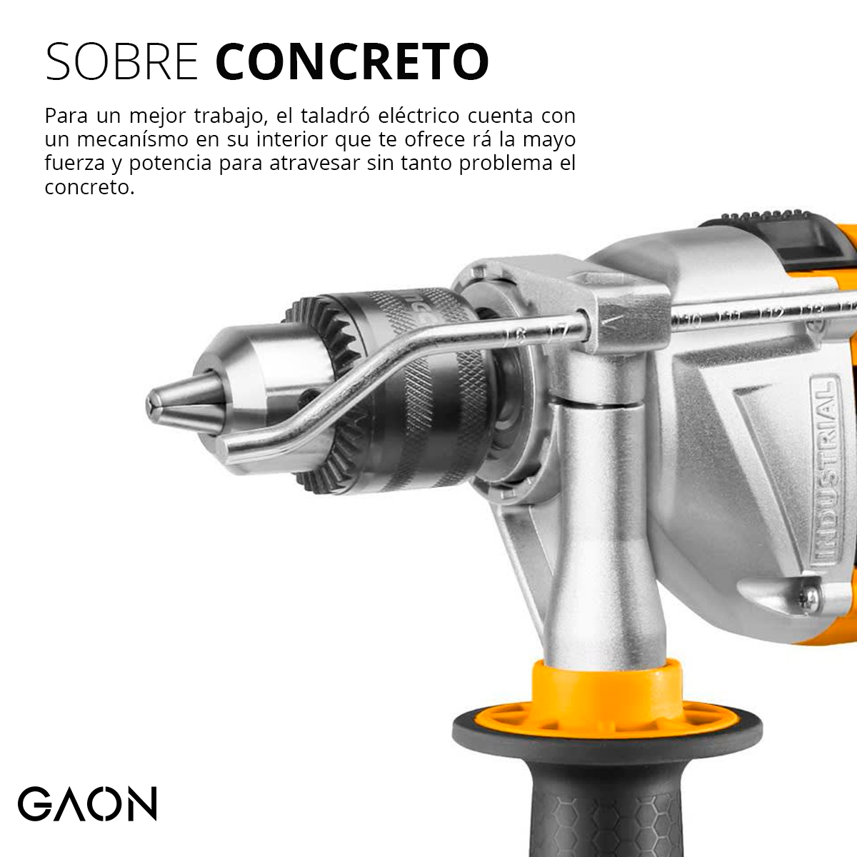 Taladro De Impacto Percutor Reversible Electrico Uso Rudo