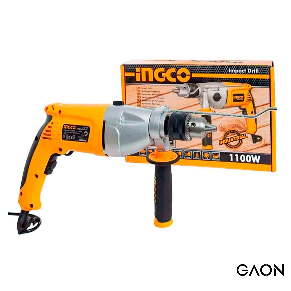 Taladro De Impacto Percutor Reversible Electrico Uso Rudo