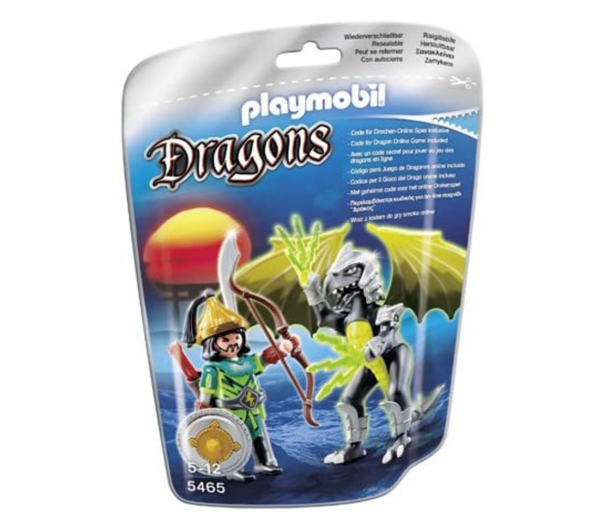 Playmobil 5465 Dragón Tormenta con Guerrero 