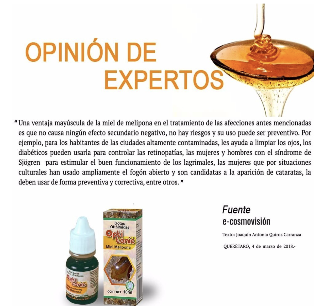 Miel Melipona Maya Gotas Oftálmicas 10ml