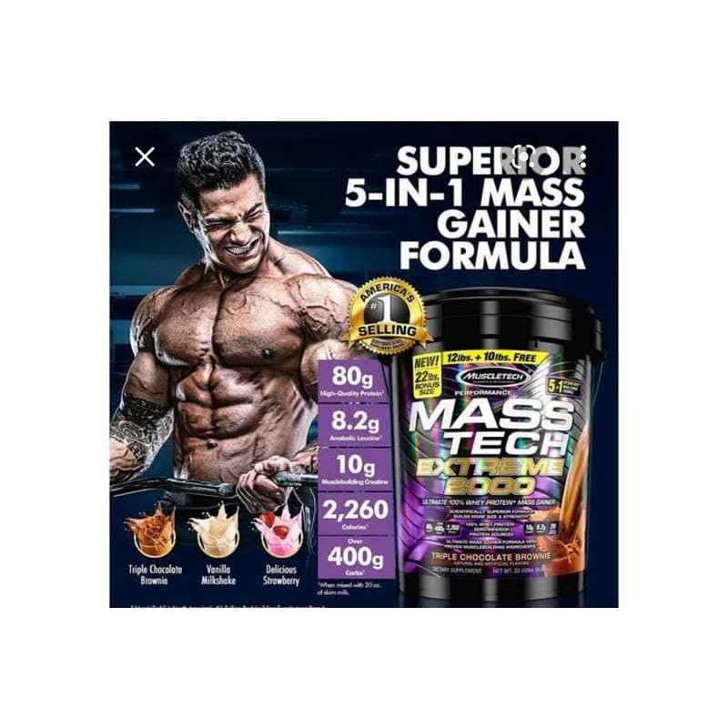 PROTEINA MUSCLETECH MASS-TECH  EXTREME 2000 CHOCOLATE