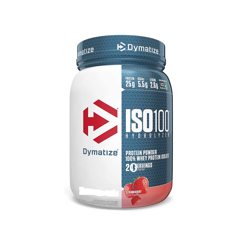 Proteina Dymatize Iso 100 Hidrolizada  20 Serv  Sabor Strawberry 