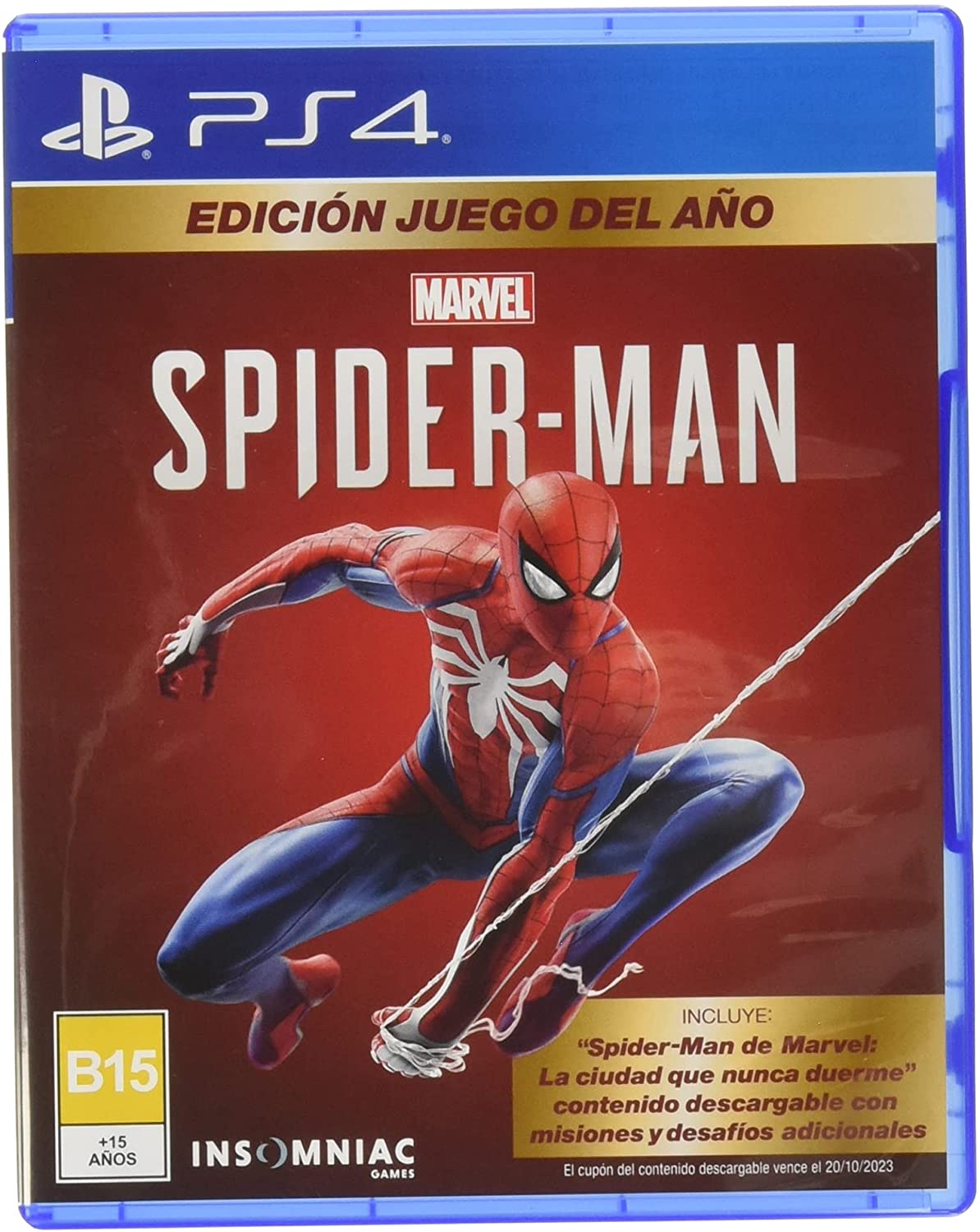 SPIDERMAN GOTY PS4