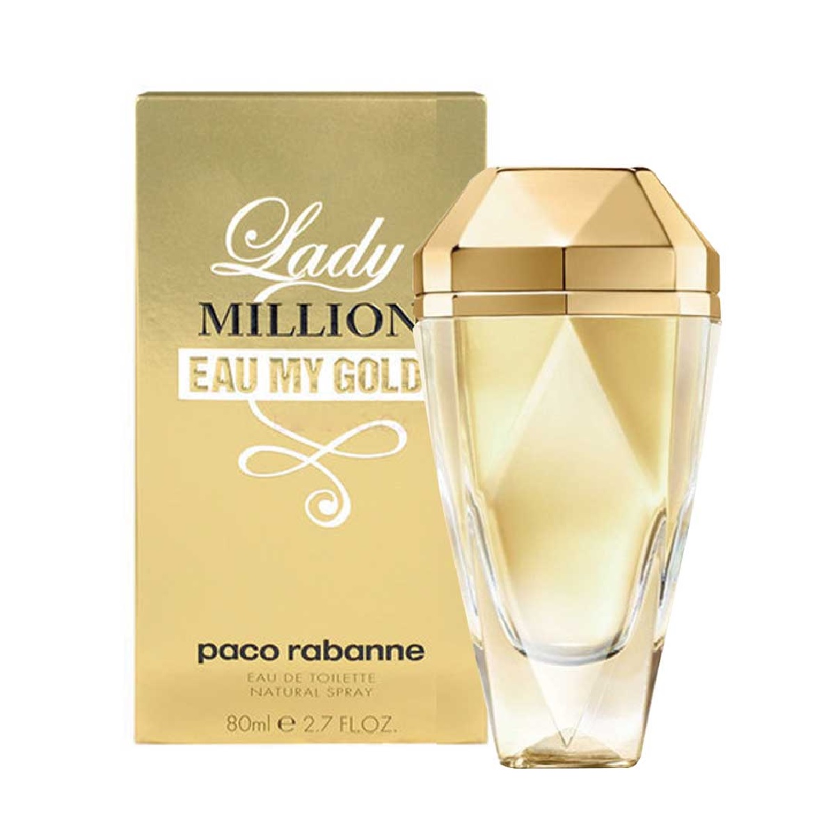 Lady Million Eau My Gold Dama Paco Rabanne 80 ml Edt Spray