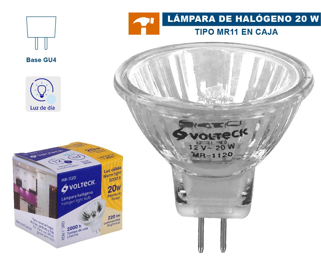 Lampara De Halogeno, Volteck 47251