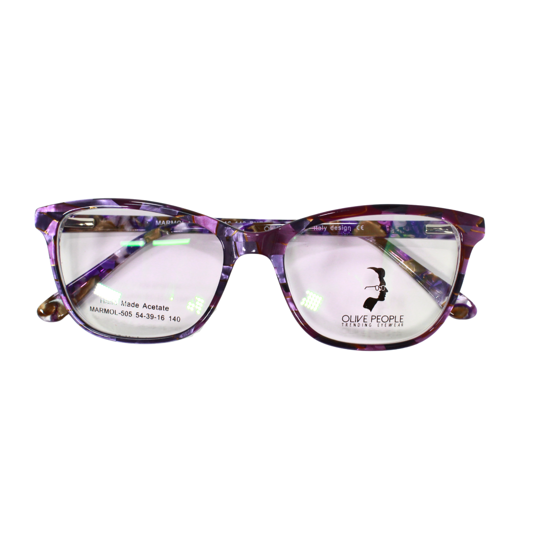 Armazón Dama Acetato Efecto Marmoleado Olive People Marmol 505 + Accesorios