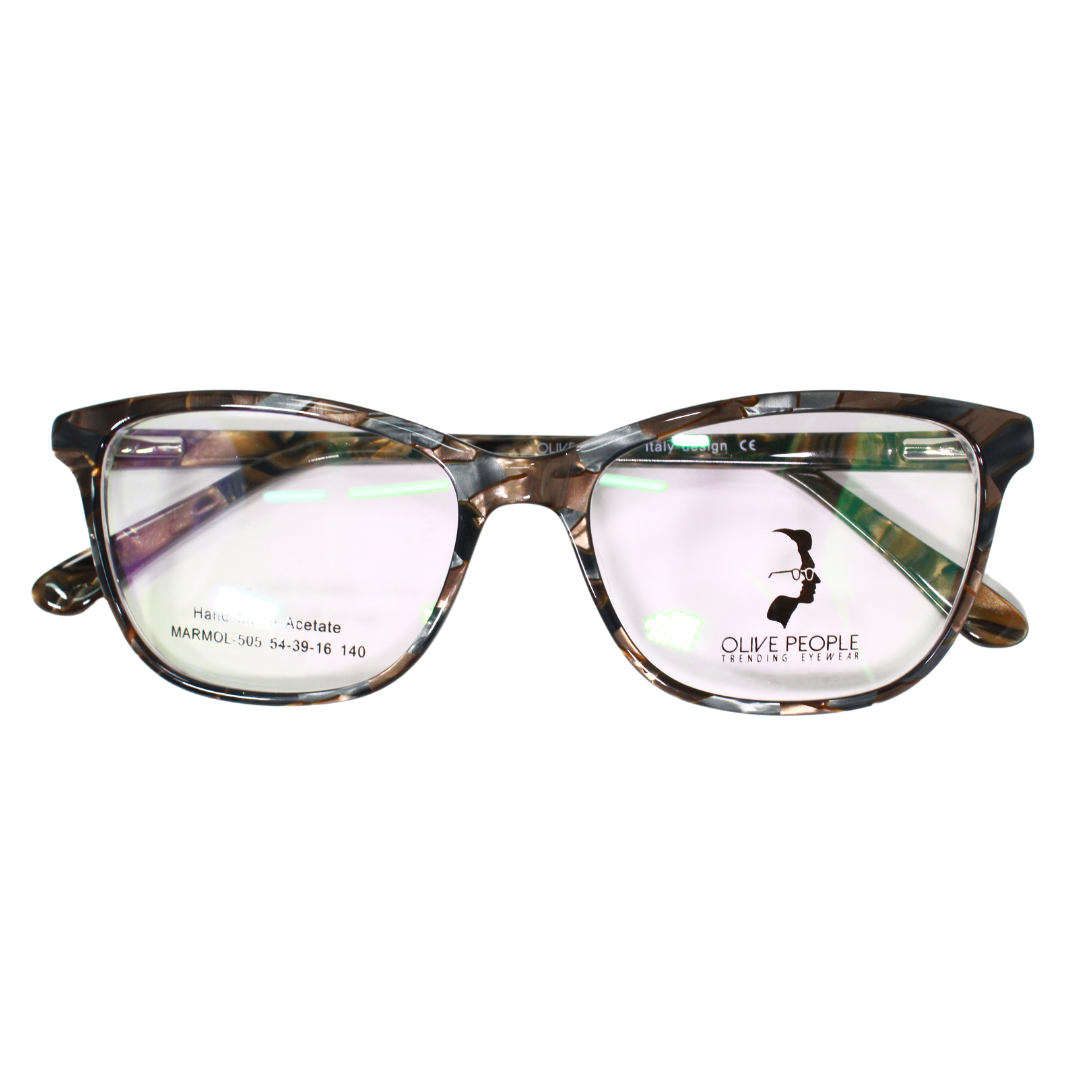 Armazón Dama Acetato Efecto Marmoleado Olive People Marmol 505 + Accesorios