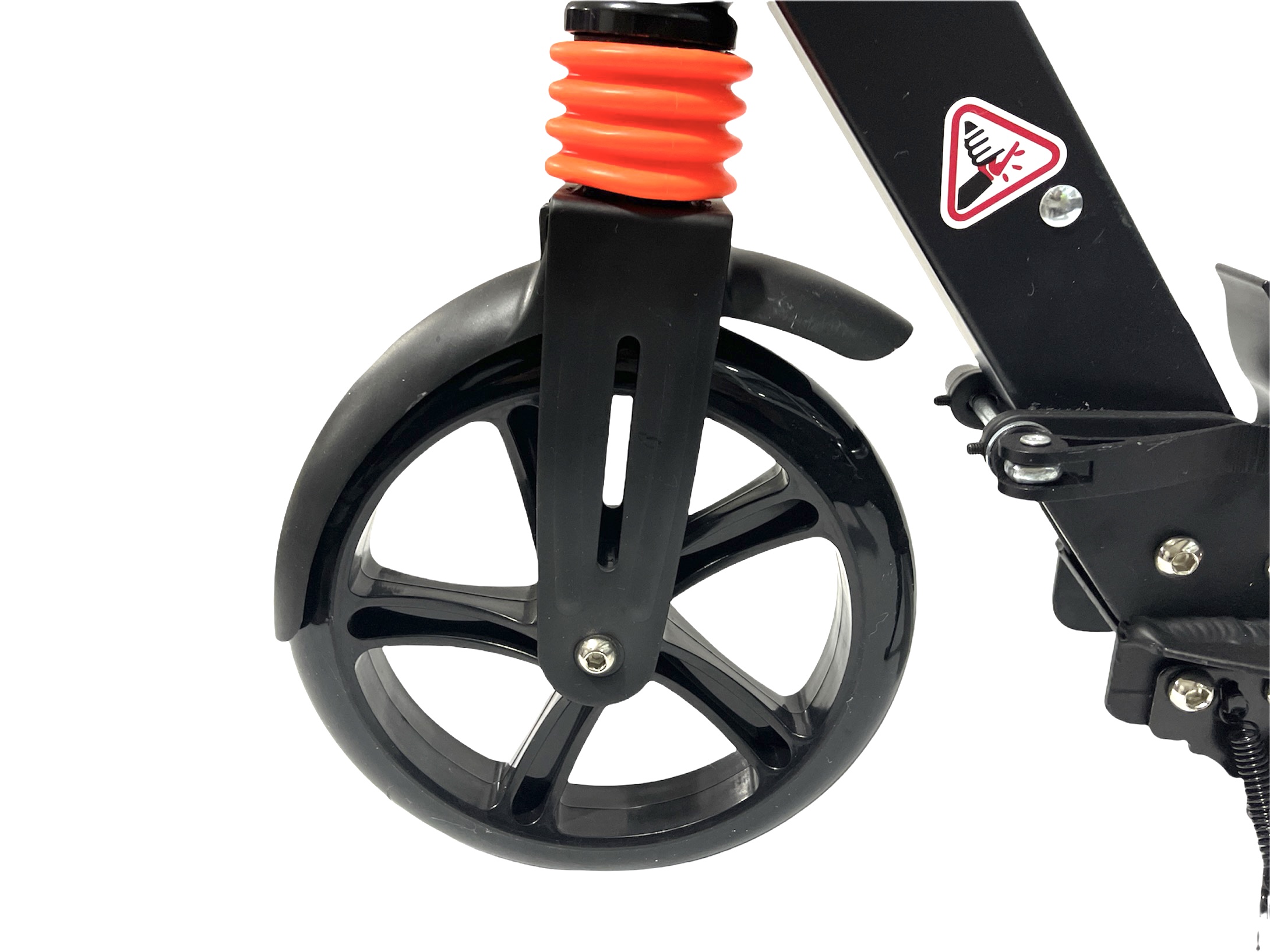 Scooter profesional de aluminio para niños y adultos, color negro, modelo 9407