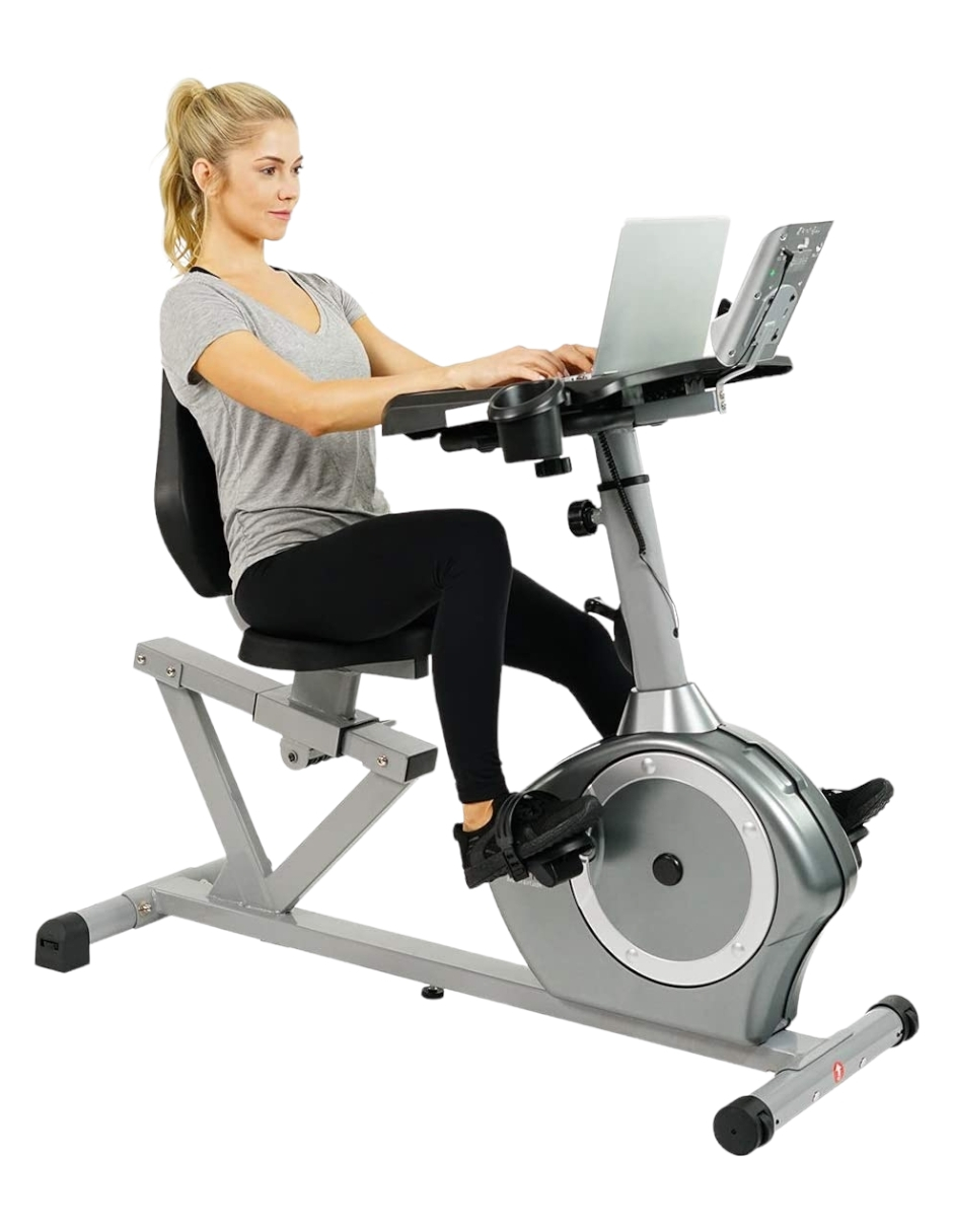  Bicicleta Reclinada Convertible  Sunny Health & Fitness SF-RBD4703.