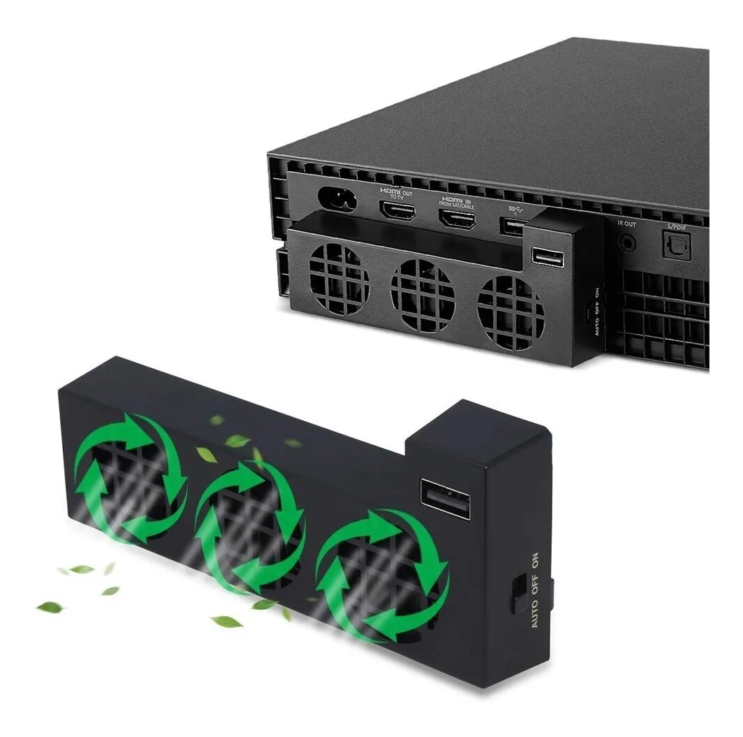 Xbox One X Potente Ventilador Enfriador DOBE (Negro)
