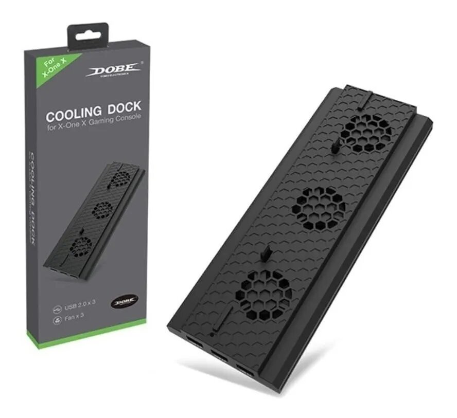 Xbox One X Base Vertical Enfriadora Con 3 Puertos USB Compatible Con Xbox One X