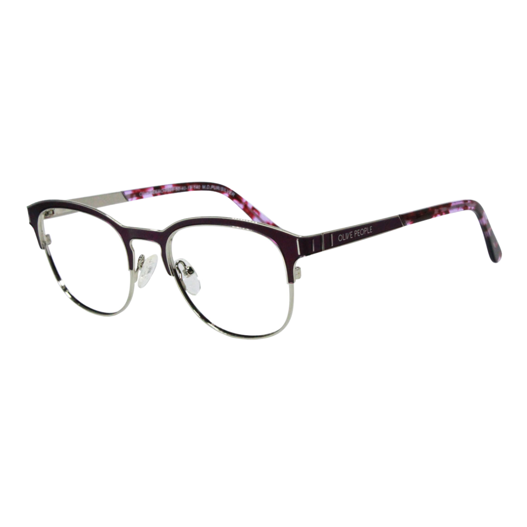 Armazón oftálmico Lente Graduable Redondo Acero Olive People Modelo 7501 Unisex