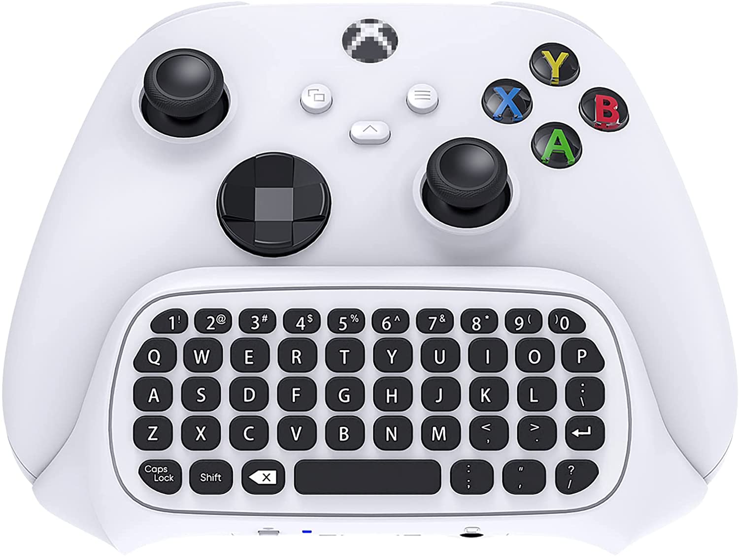 Xbox One S | Xbox Series S / X Teclado Inalambrico Compatible Con Xbox One S (Blanco)