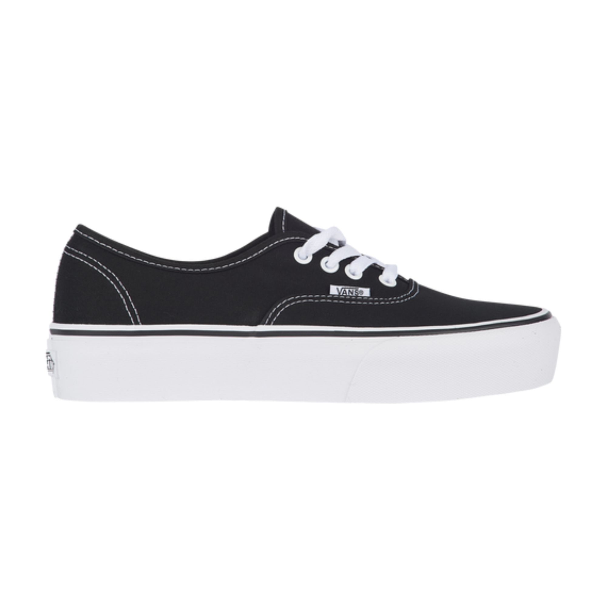 Tenis Vans Classic Plataforma Negro con Blanco Originales 3AV8BLK