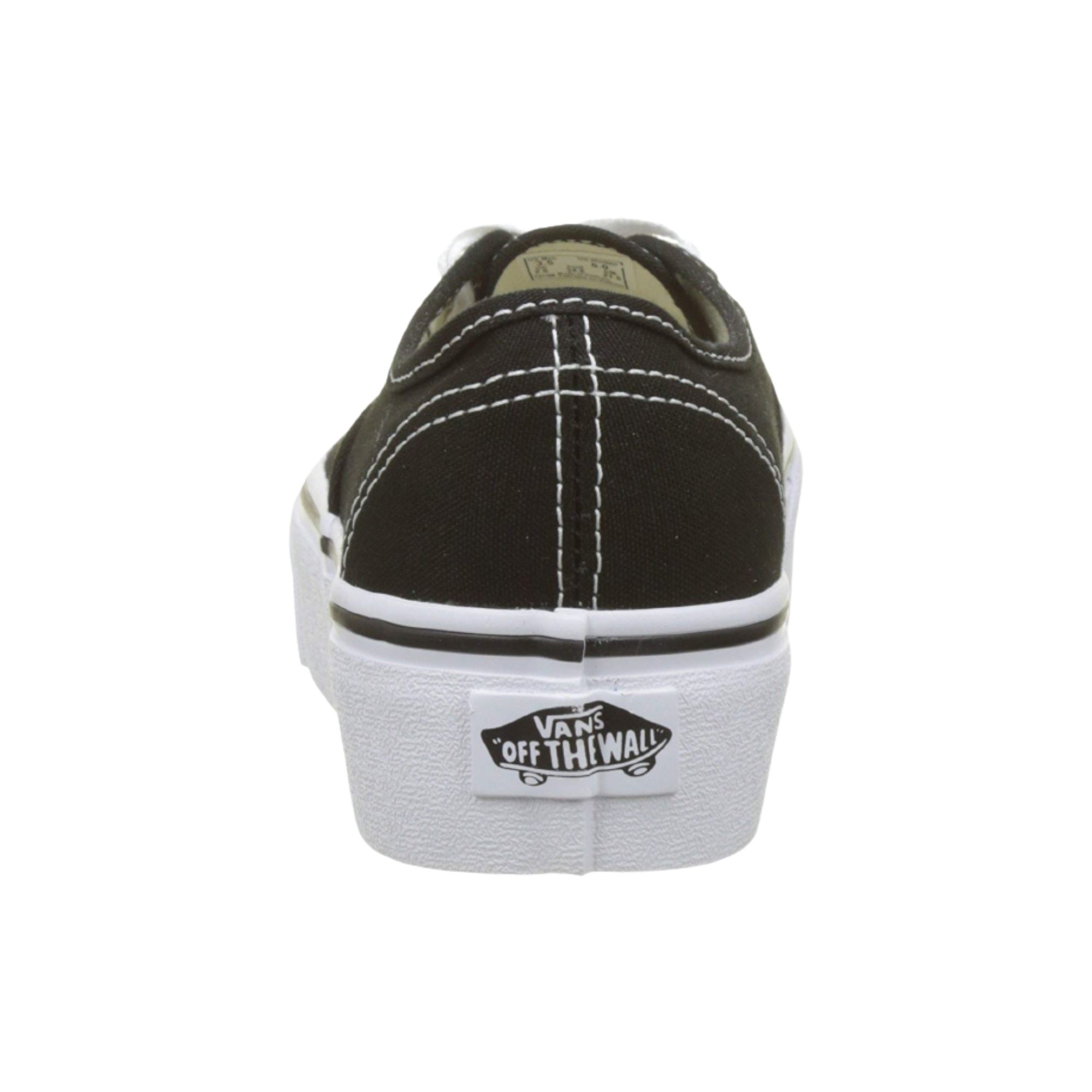 Tenis Vans Classic Plataforma Negro con Blanco Originales 3AV8BLK