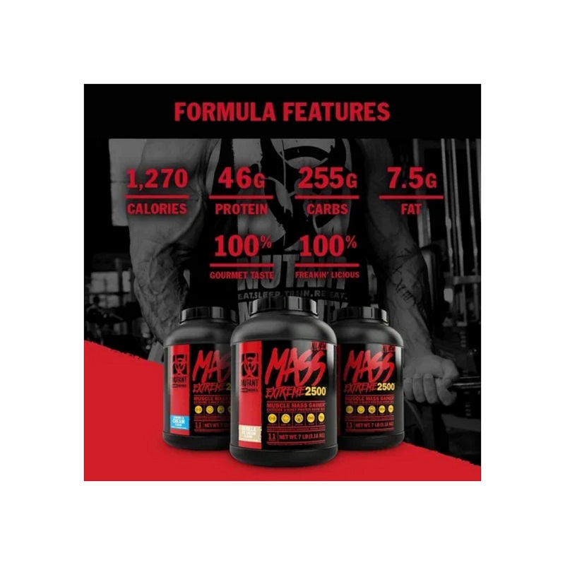 PROTEINA MUTANT MASS XXXTREME 2500 SABOR VAIILLA