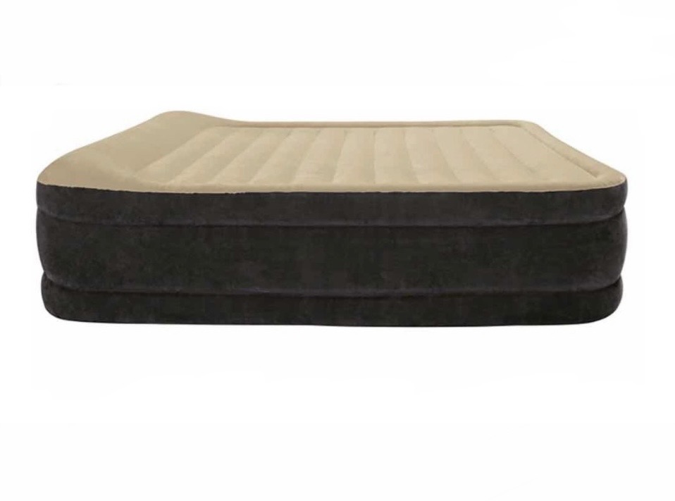 Colchon Inflable Intex Queen Size Doble Altura Premium con bomba integrada
