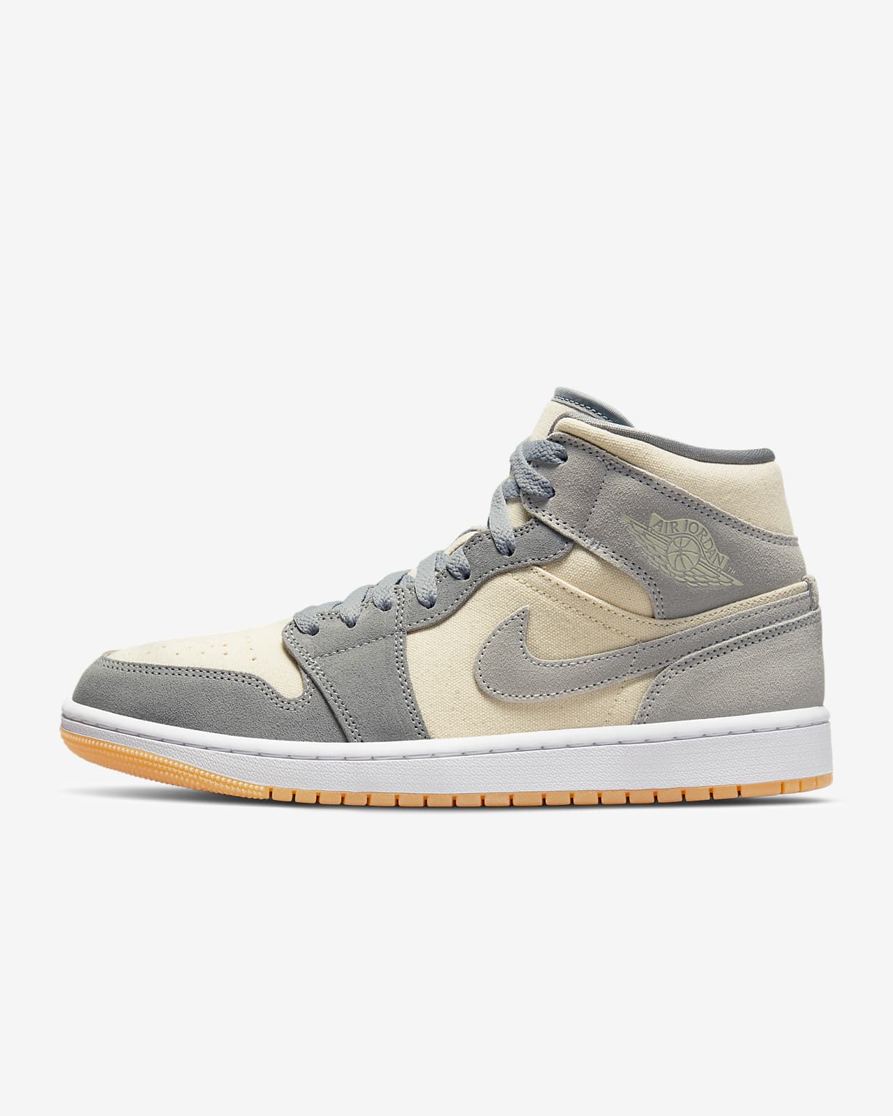 TENIS AIR JORDAN 1 MID SE COCONUT MILK PARTICLE GREY (DN4281-100)