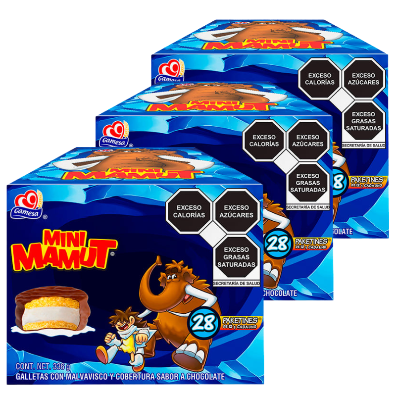 Paquete de 6 Galletas Mamut 28 piezas