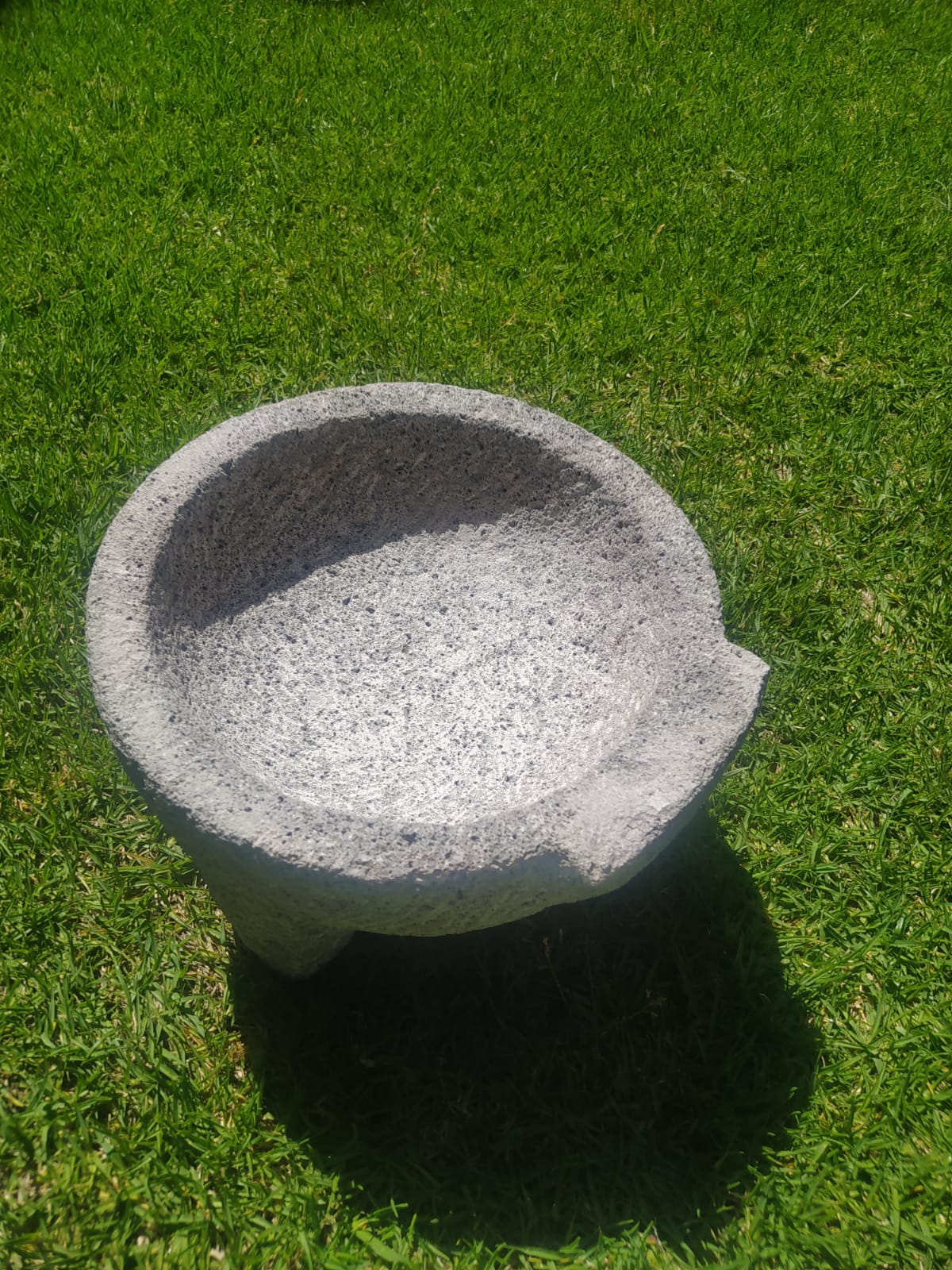 MOLCAJETE ARTESANAL DE PIEDRA 