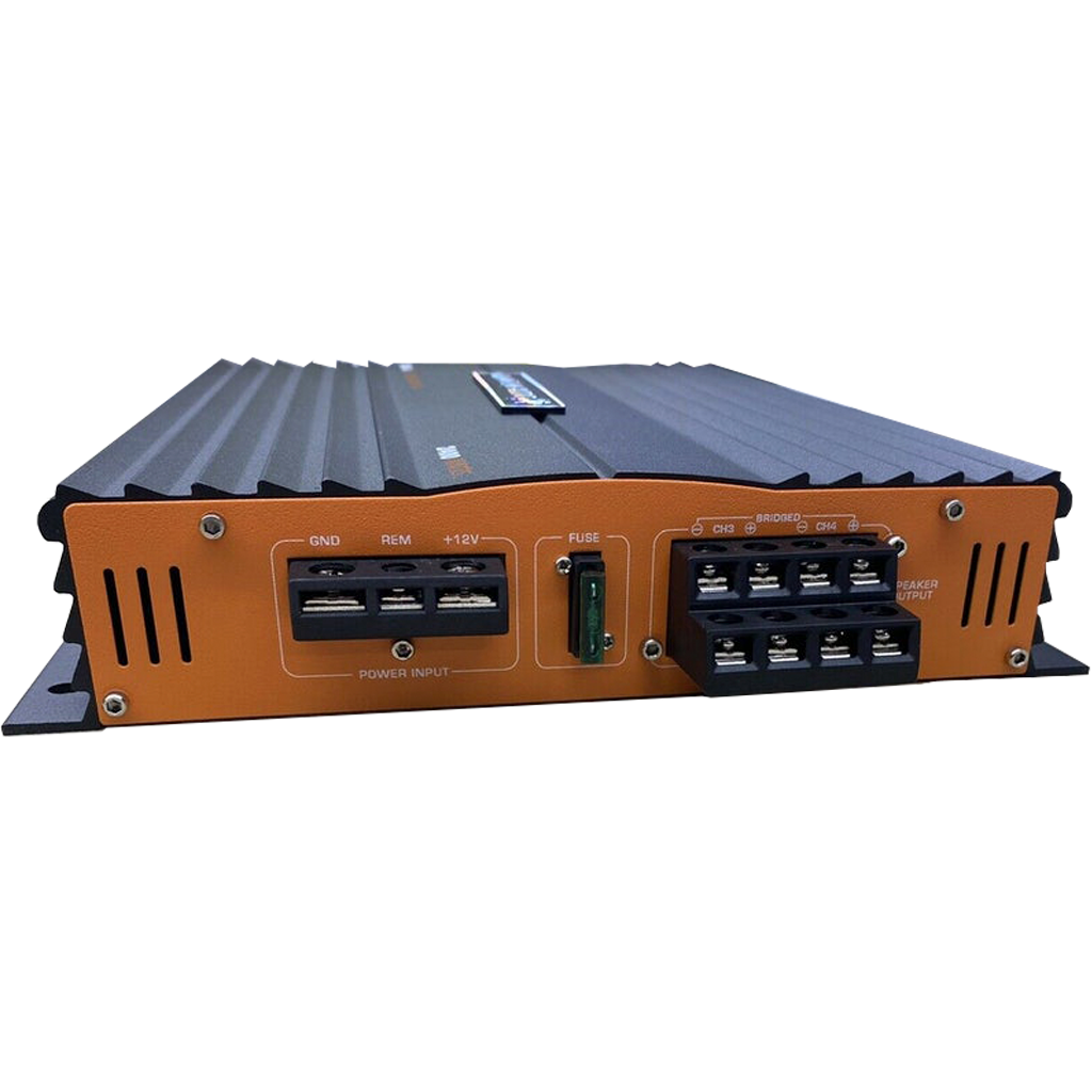 Amplificador Full Range 4 Canales Quantum QEA500.4 2400 Watts Clase AB 2  Ohms QEA Series