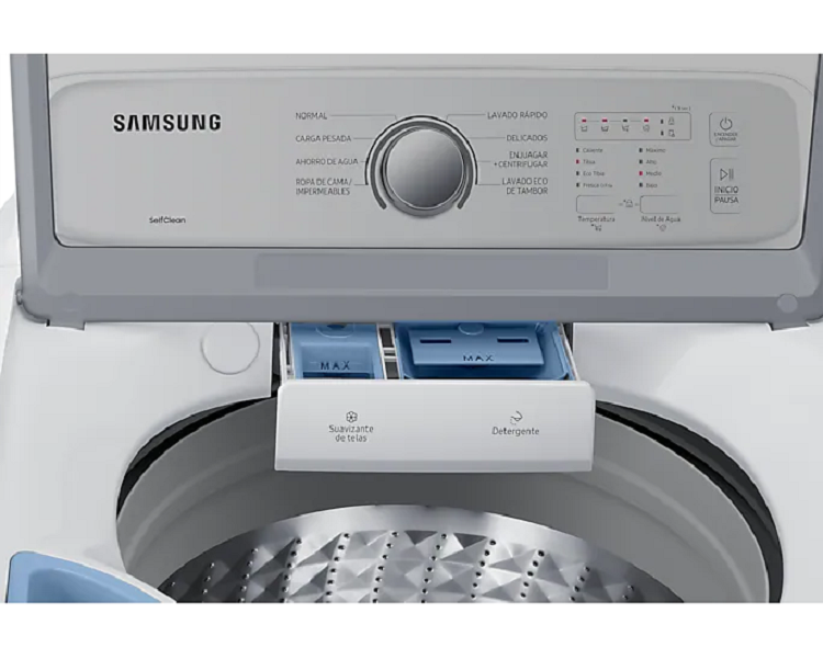 Lavadora de Carga Superior Samsung WA20A3341GW/AX 20 KG Blanca 