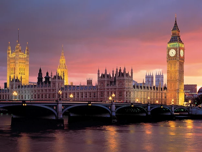 Rompecabezas REINO UNIDO: House of Parliament 500 Piezas Mini