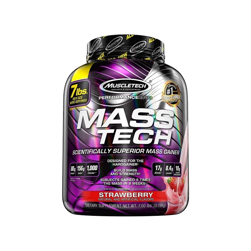 PROTEINA MUSCLETECH MASS TECH SABOR FRESA