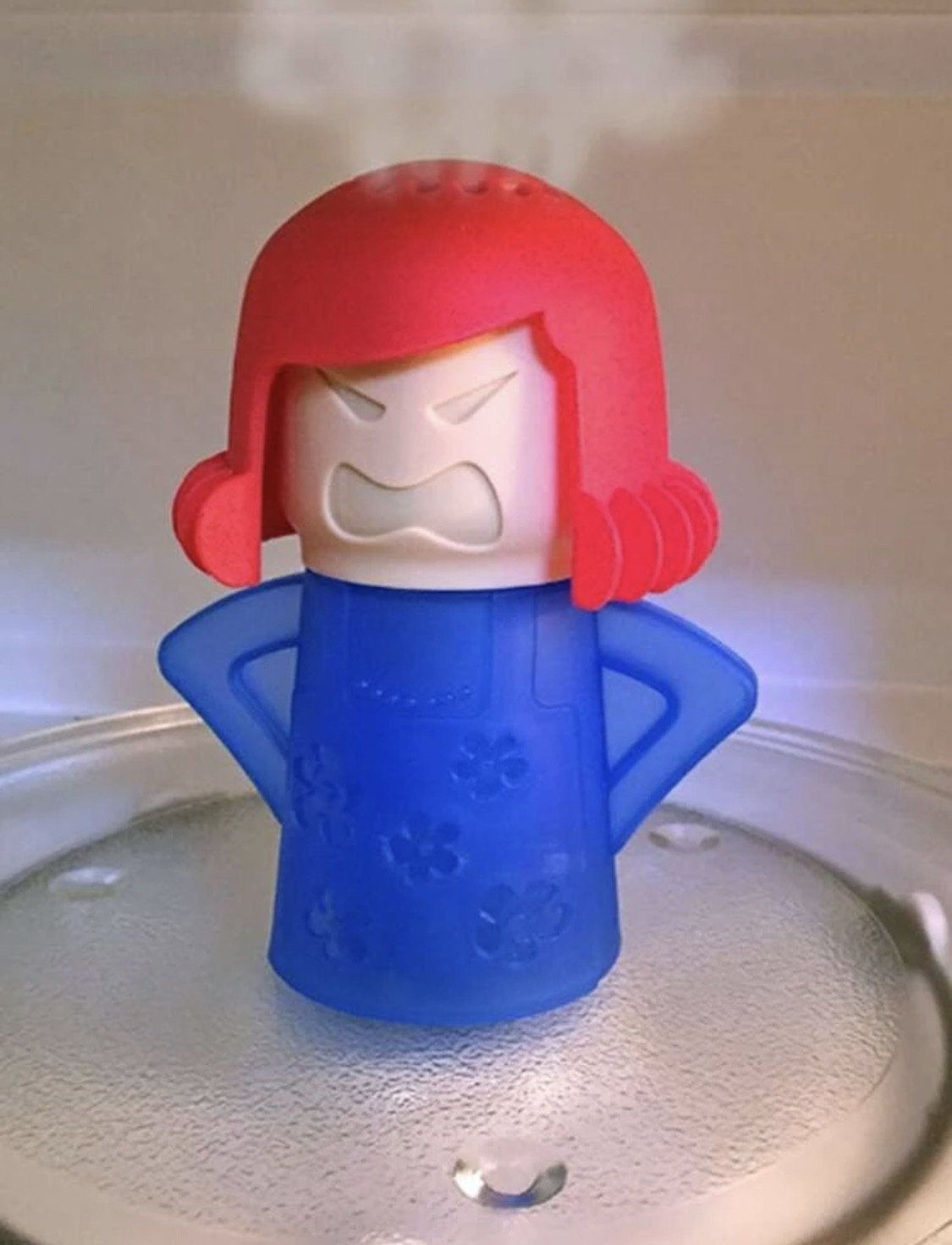 Limpia Microondas Angry Mama Limpiador Ecoamigable Ecologico Quitagrasa