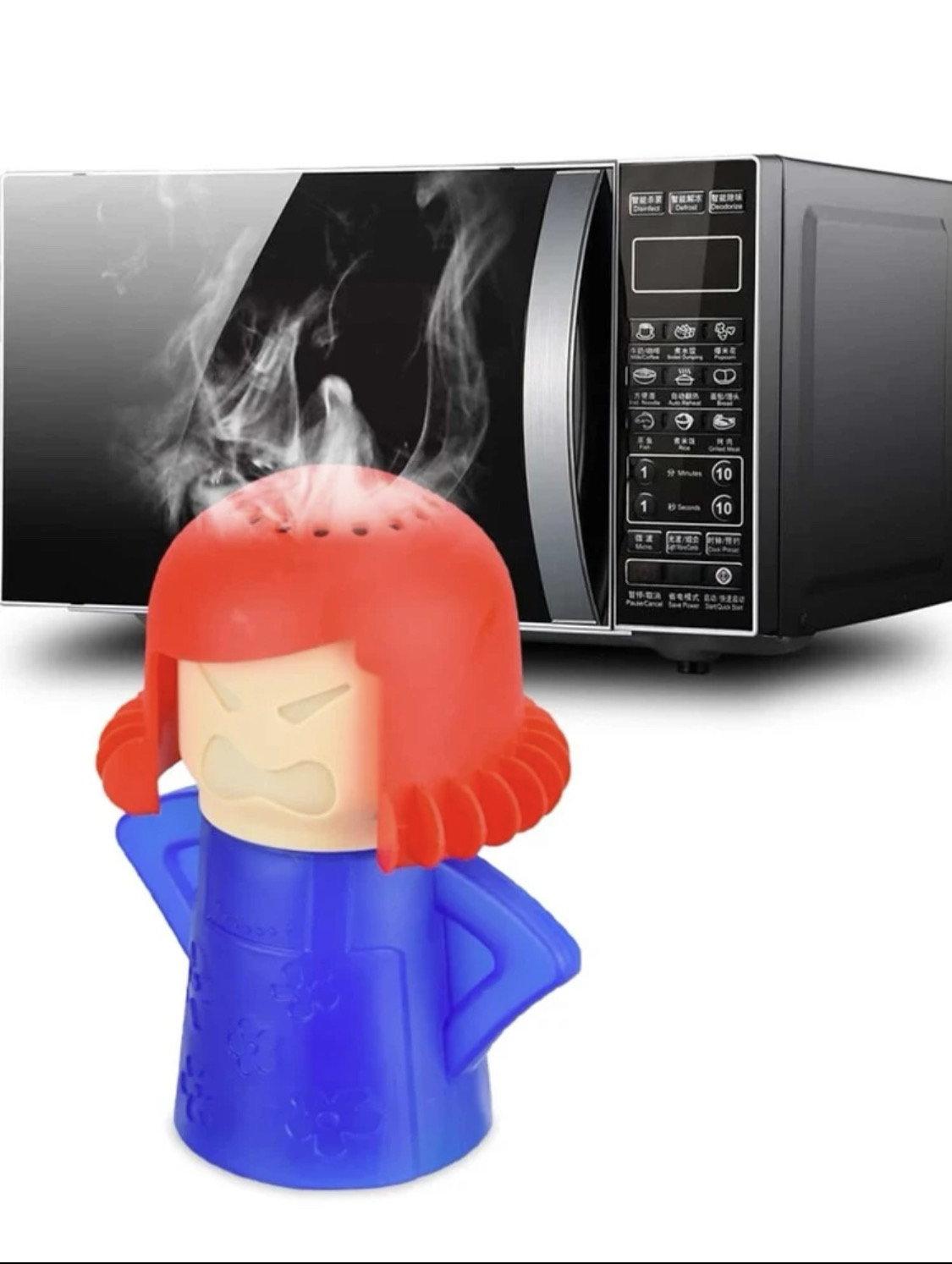 Limpia Microondas Angry Mama Limpiador Ecoamigable Ecologico Quitagrasa