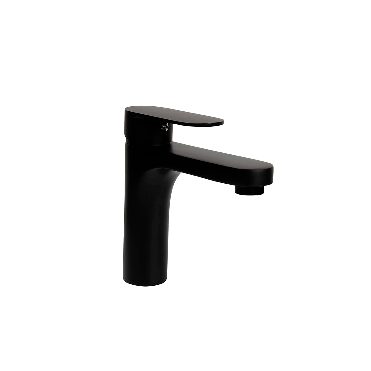 CNX Mezcladora Monomando Para Lavabo en Negro Mate, Incluye Mangueras para Agua Fría y Caliente