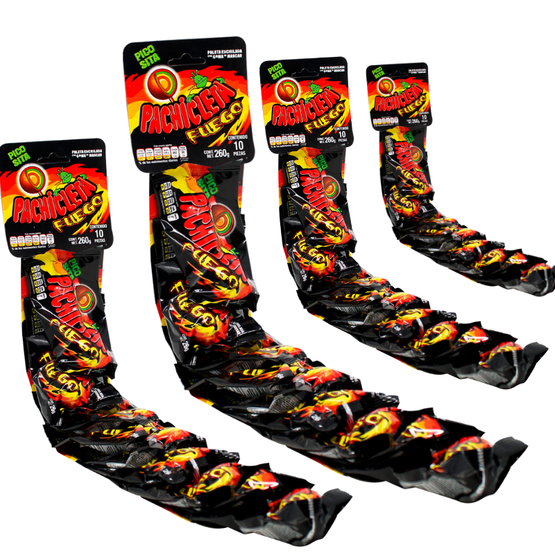 Paquete 6 Pachicleta Fuego Tira 10 piezas