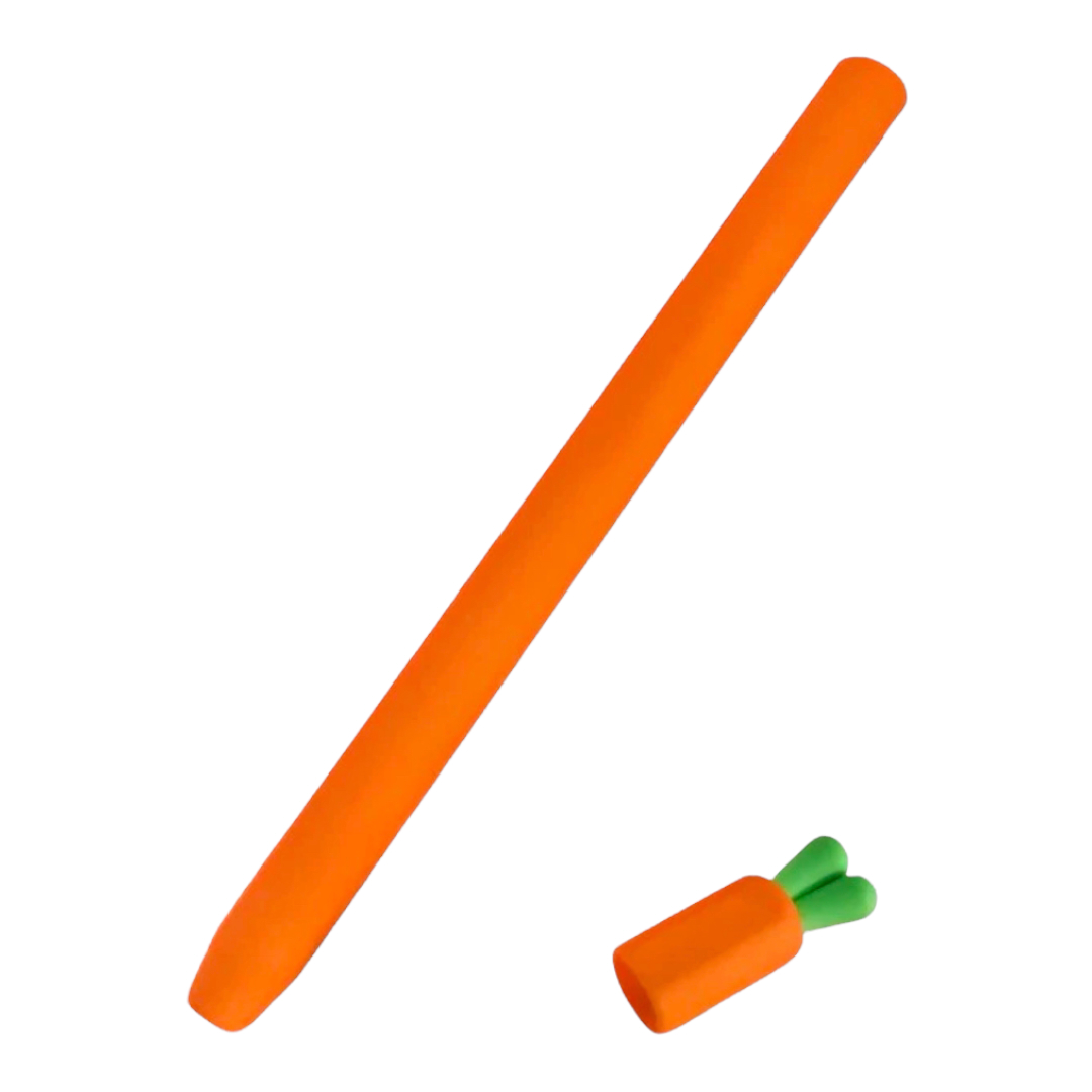 Funda De Silicona Zanahoria Para Apple Pencil 1ra Generación