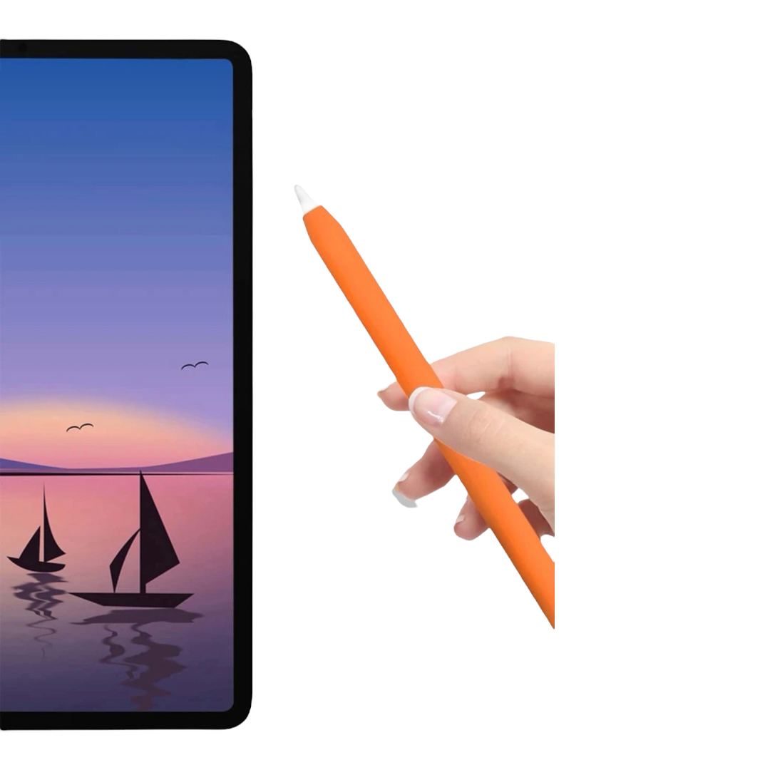 Funda De Silicona Zanahoria Para Apple Pencil 1ra Generación