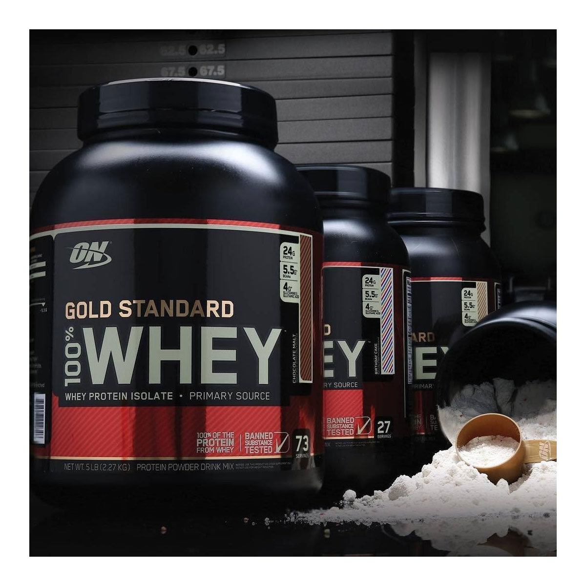 Proteina ON Gold Standard 100% Whey 5 Lbs. - Vainilla
