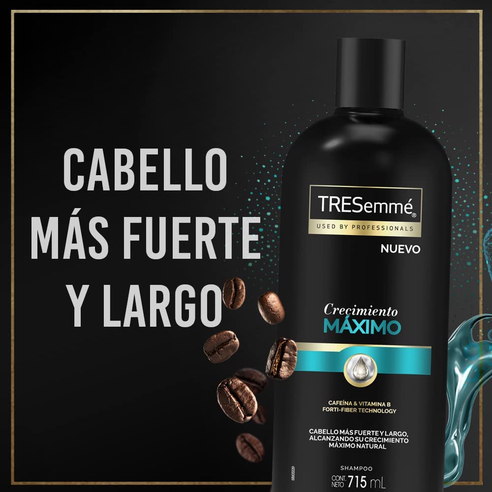 Shampoo Para Cabello Crecimiento Máximo 715 Ml Tresemmé