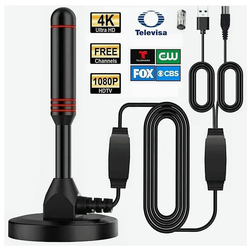 Antena De Tv Digital Hd 1080p Para Interiores Terrestre Hdtv