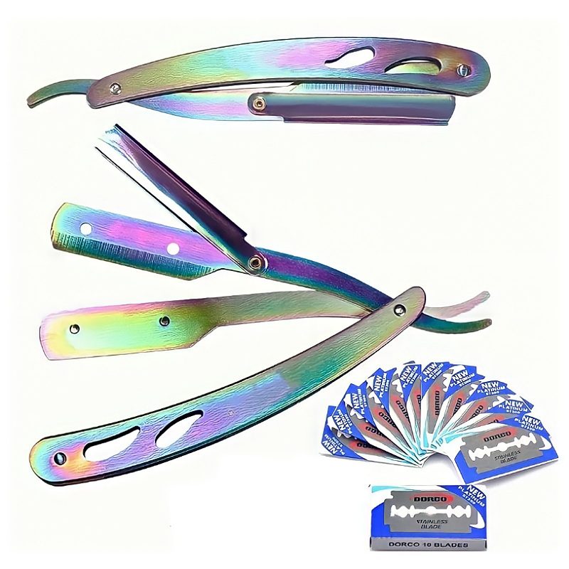 Navaja De Afeitar / porta Navaja / barbero Razurar +10 Navajas
