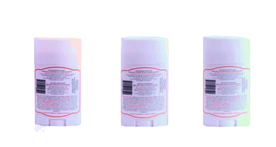 Desodorante natural Turati aroma Toronja-mandarina 3 piezas