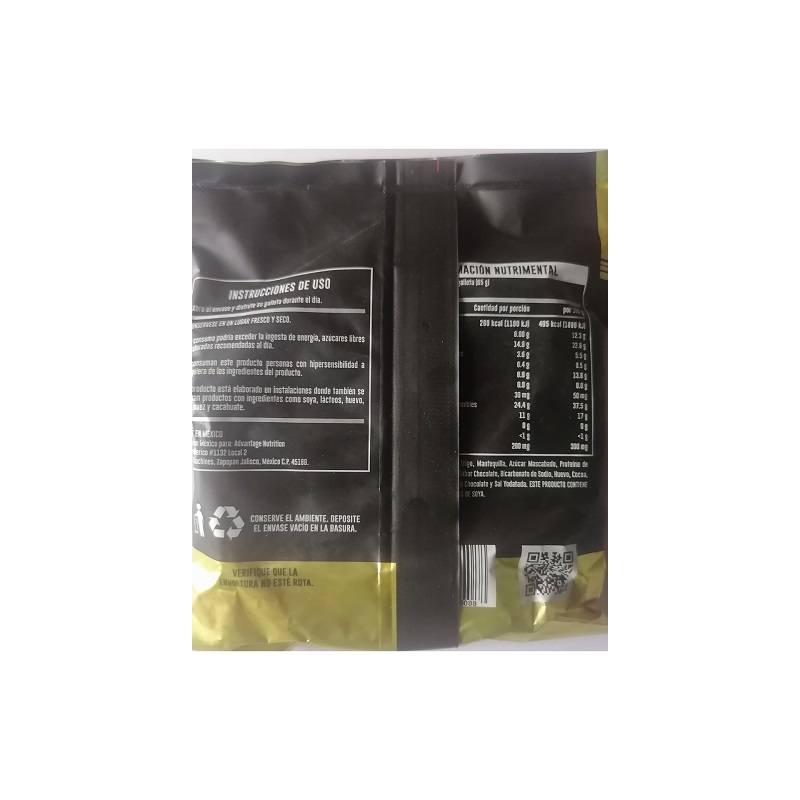 Proteina Universal Gain Fast Sabor  Chocolate + ADV Galleta Con  Chispas De Chocolate 65 Grs