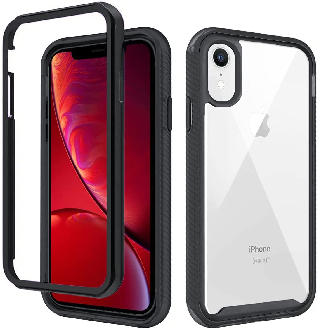 Funda Luxmo Funda Case para iPhone X (iPhone 10) Carcasa  TPU Negro