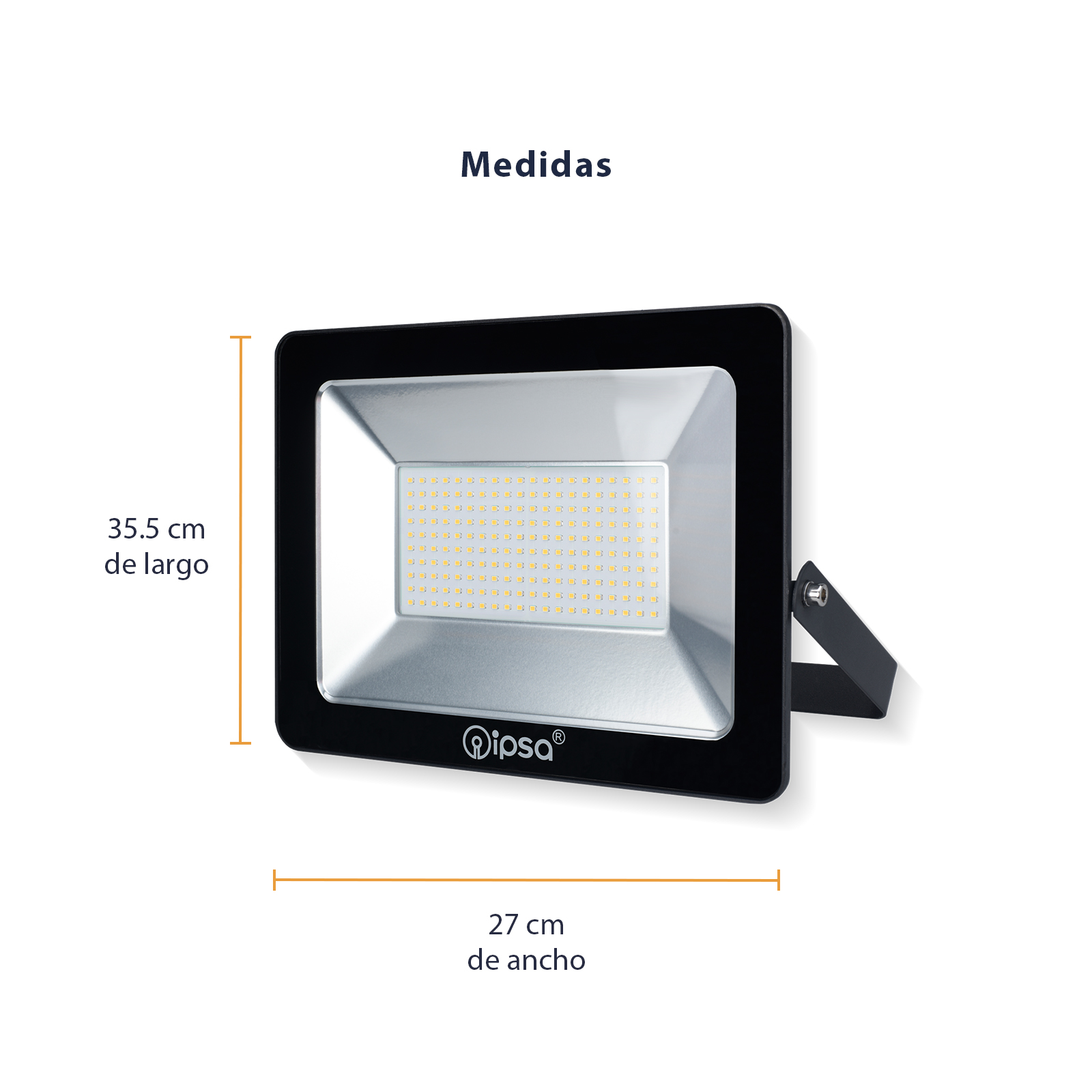 Pack 5 Pzas. Reflector 100 Watts Luz Calida y Blanca Ipsa