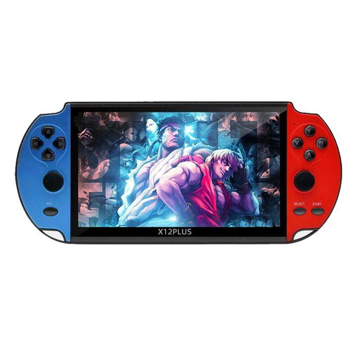 Consola portátil X12 Plus 7" con más de 2 mil juegos, 16 GB