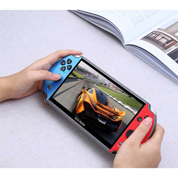 Consola portátil X12 Plus 7" con más de 2 mil juegos, 16 GB