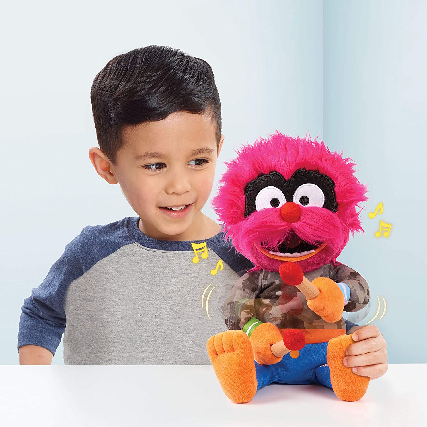 Peluche Animado Y Sonidos Muppet Rockin' Animal Just Play