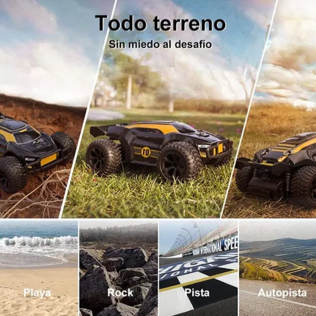 1:22 Todo Terreno Rc Control Remoto Recargable Carro De Uto