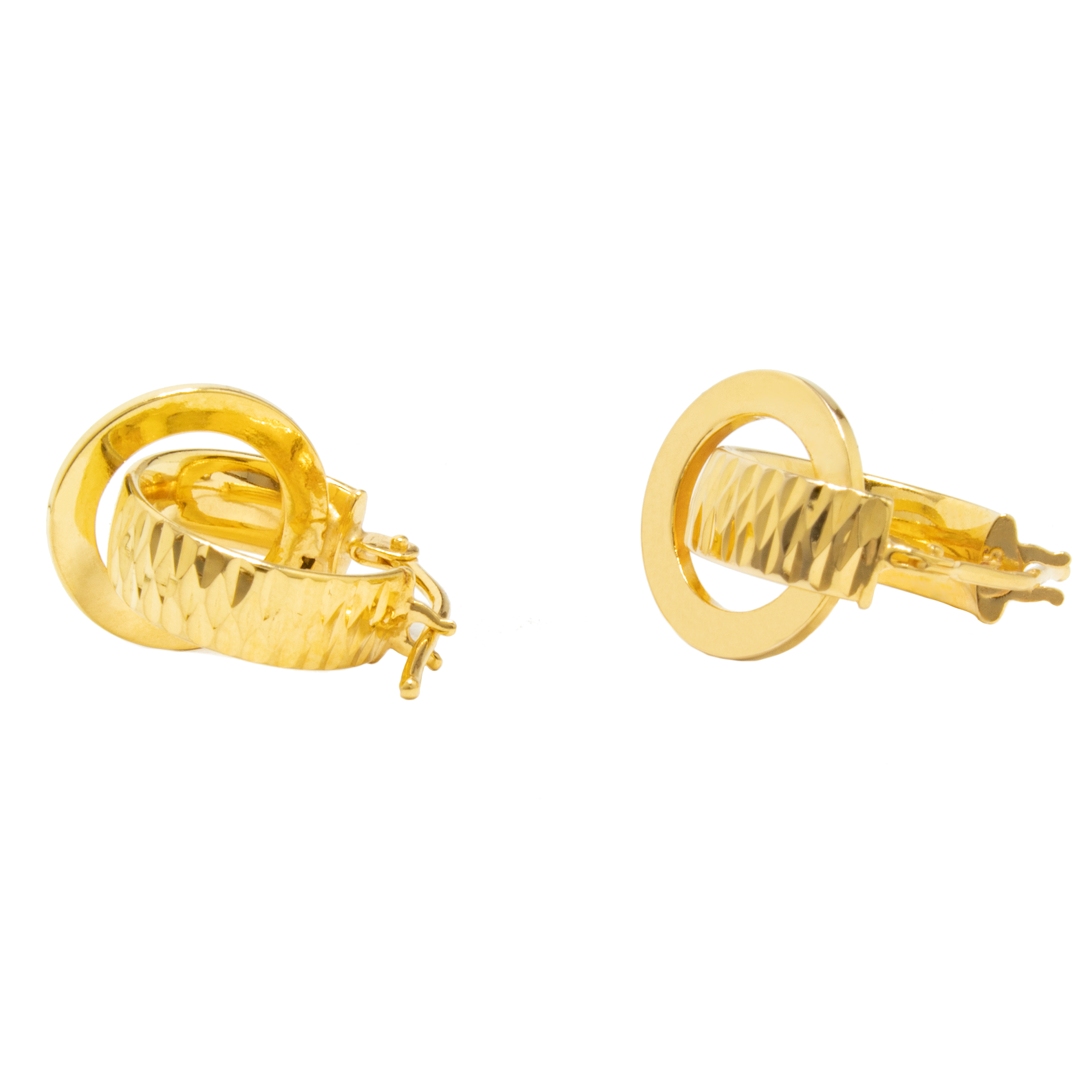 Arracadas Oro Italiano 14 Kilates.