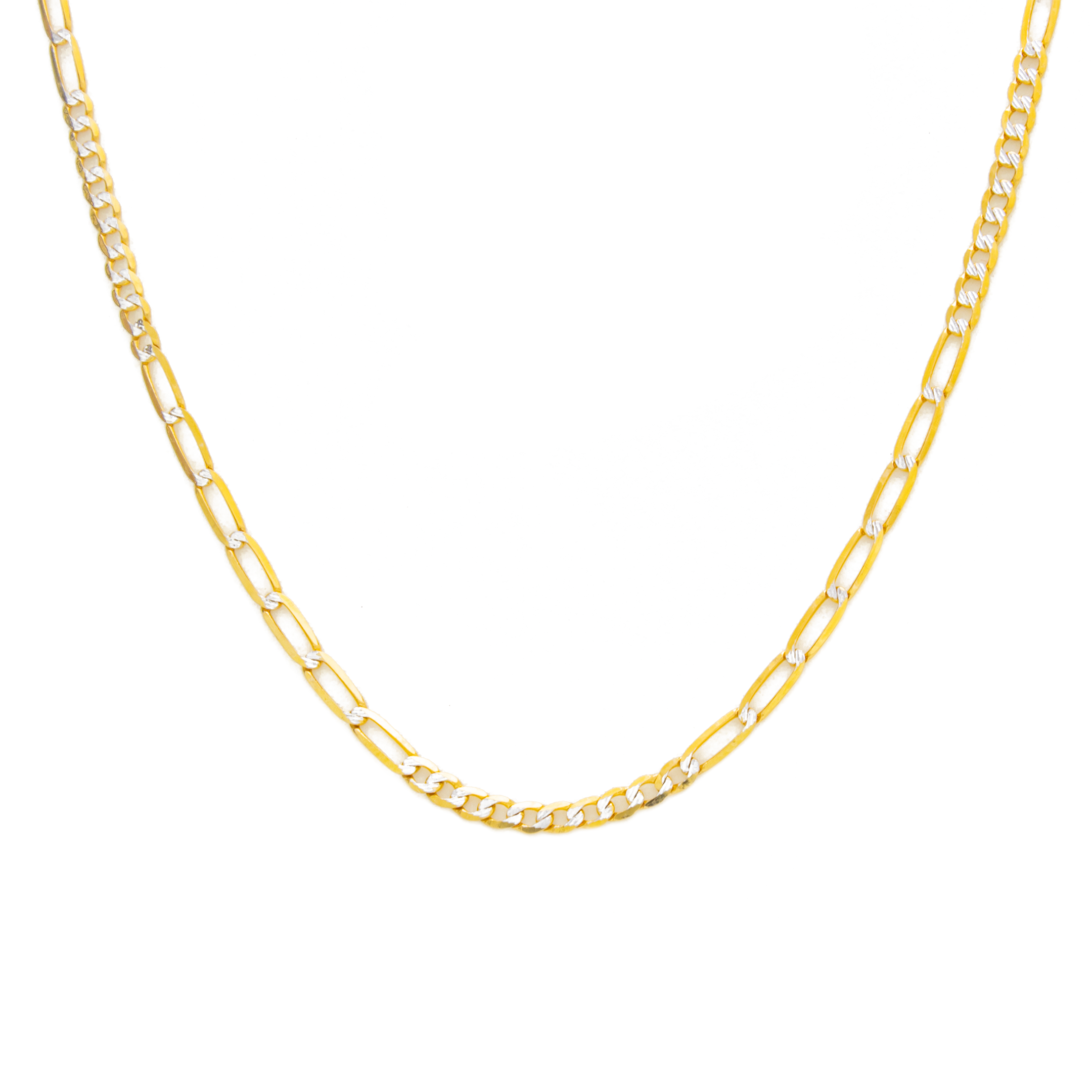 Cadena Barbada/Inglesa Oro Italiano 14 Kilates